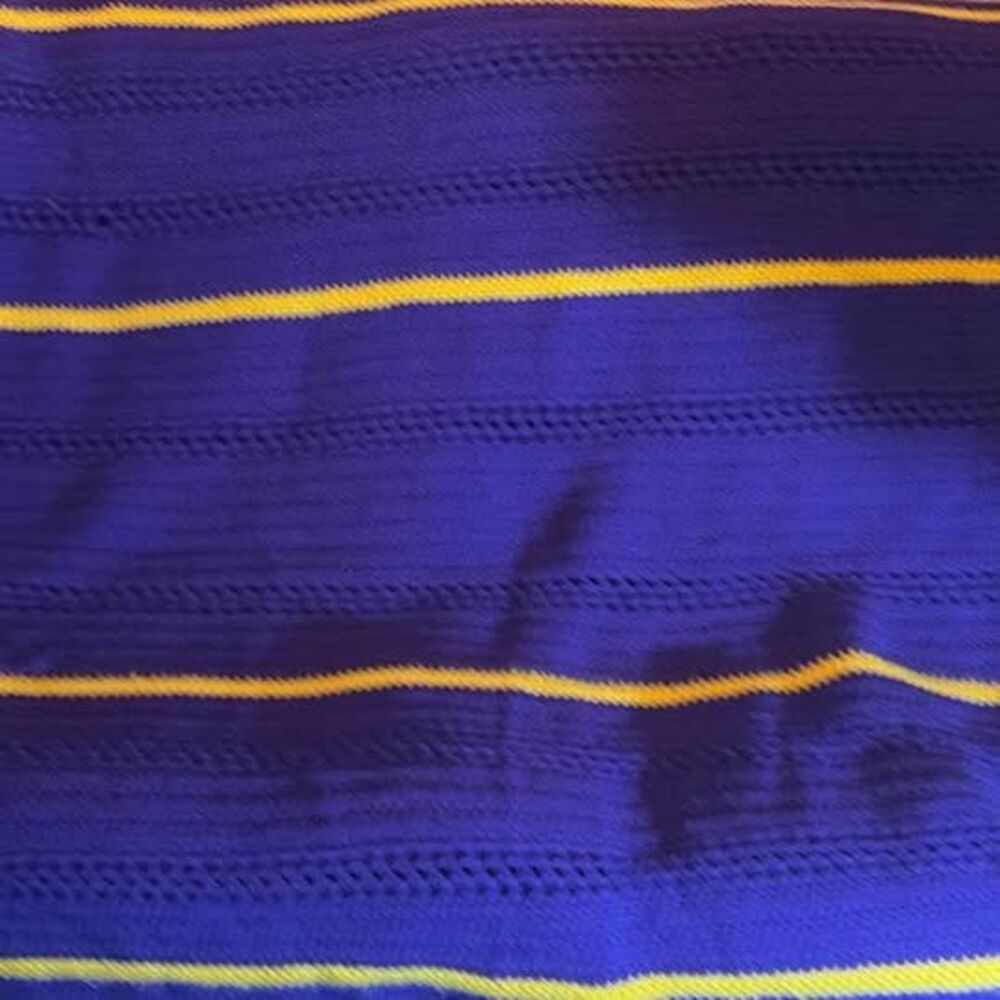 Lakers colors knitted blanket